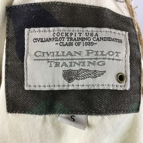 Cockpit USA Sun Washed Cotton Peacoat - Picture 5 of 12